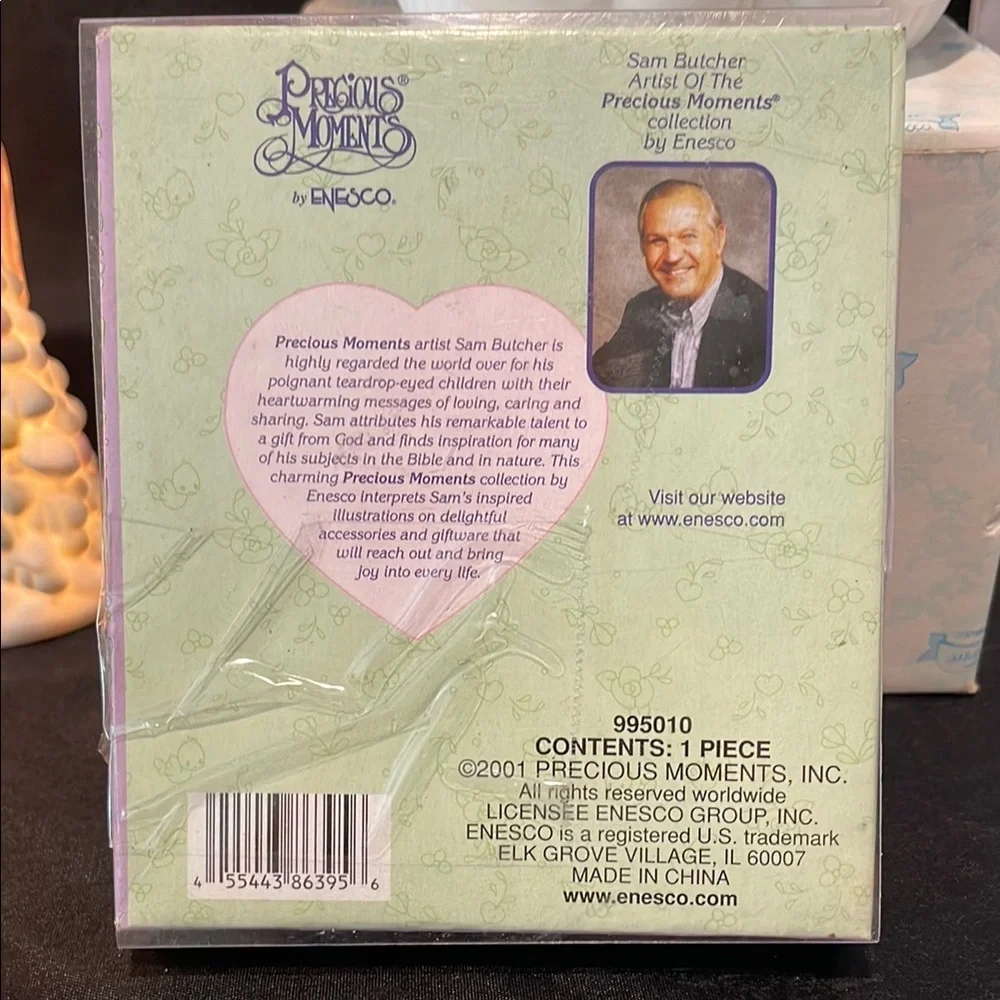 Precious Moments Bundle. Night light, Wedding Mug and Collectible Plaque